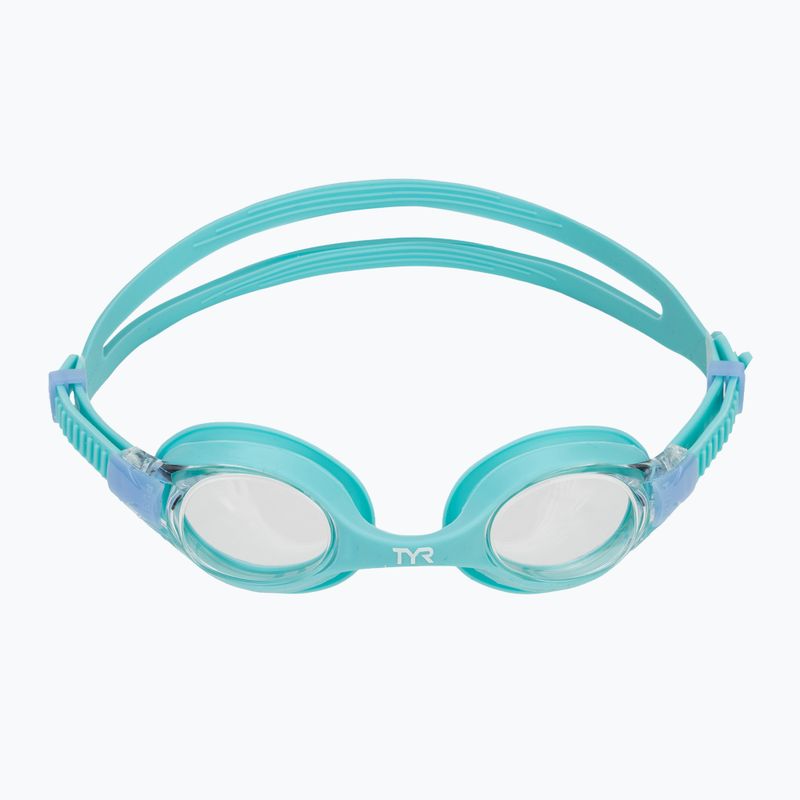 TYR gyermek úszószemüveg Swimple kék / fekete / fekete 2