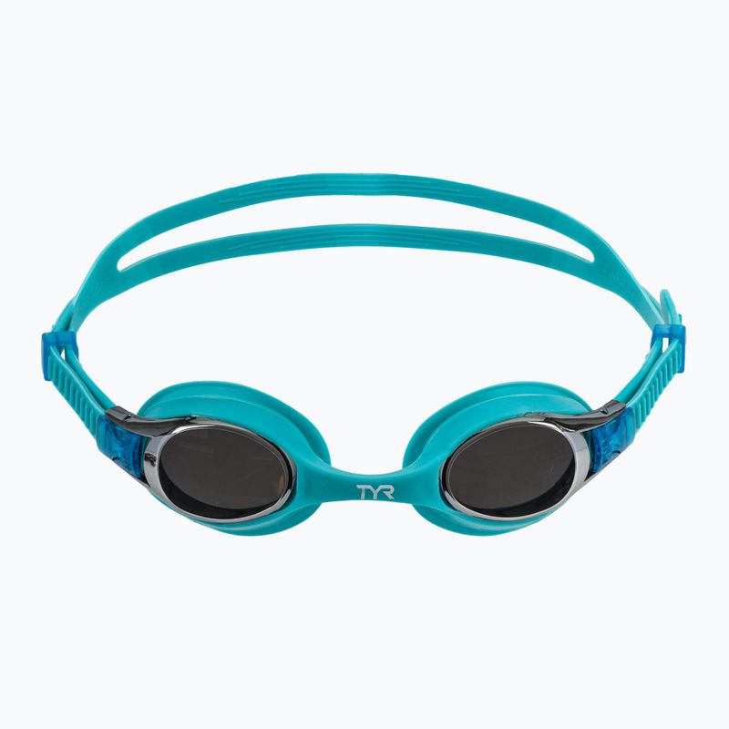 TYR gyermek úszószemüveg Swimple Metallizált ezüst / kék 2