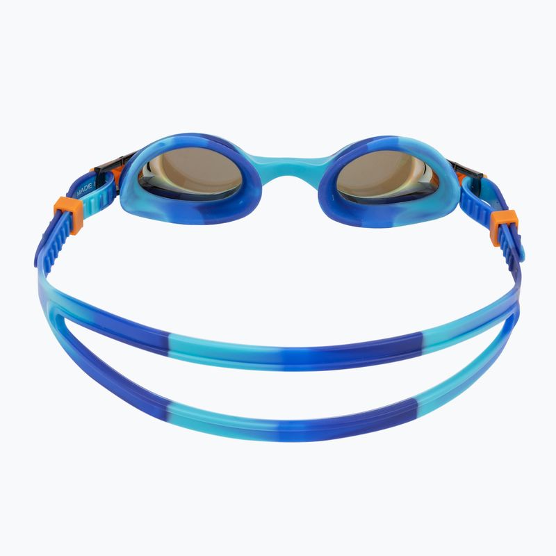 Gyermek úszószemüveg TYR Swimple Tie Dye tükrös kék / multi 4