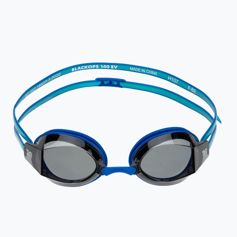 TYR Blackops 140 Ev Racing kobalt / aqua úszószemüveg 2
