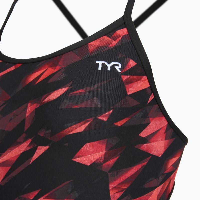Női egyrészes úszódressz TYR Durafast Elite Triadic Trinityfit red 3