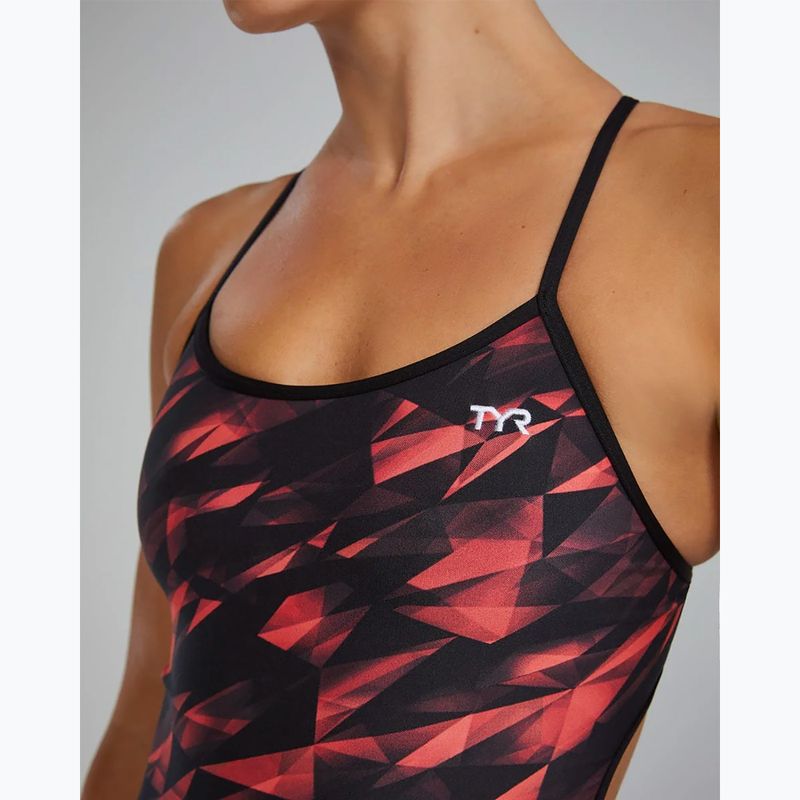 Női egyrészes úszódressz TYR Durafast Elite Triadic Trinityfit red 9