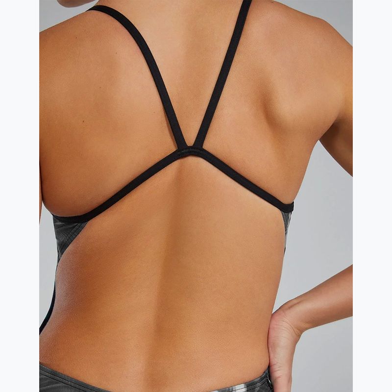 Női egyrészes úszódressz TYR Durafast Elite Waveform Cutoutfit titanium 11