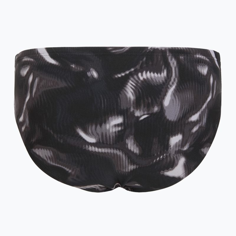 Férfi fürdőalsó TYR Durafast Elite Waveform Brief titanium 2