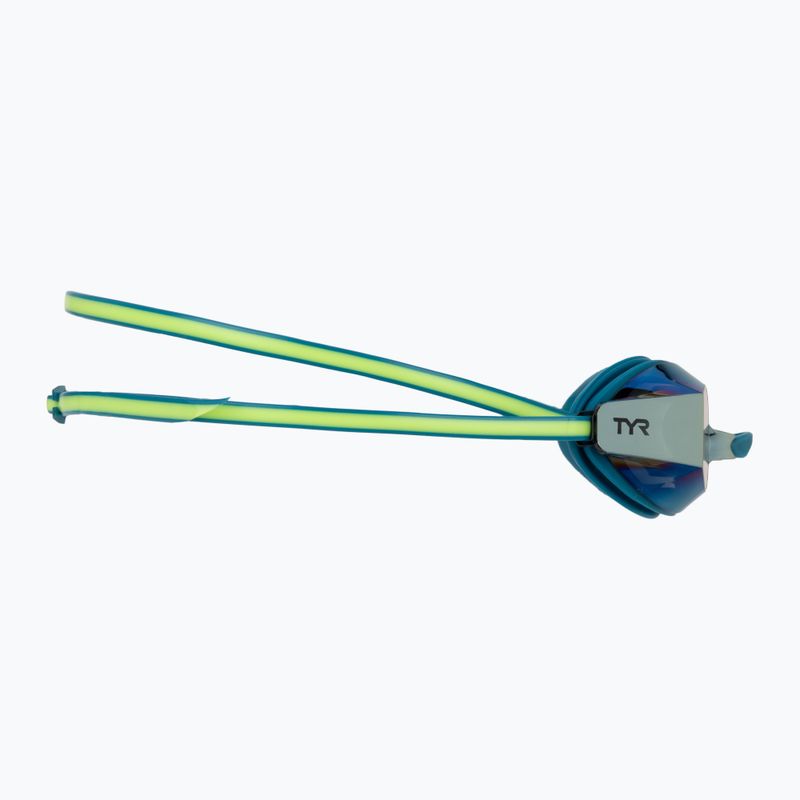 Úszószemüveg TYR Blackops 140 Ev Racing Mirrored turquoise/lime 3