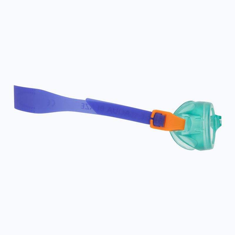 Gyerek úszószemüveg TYR Aqua Blaze green/orange 3