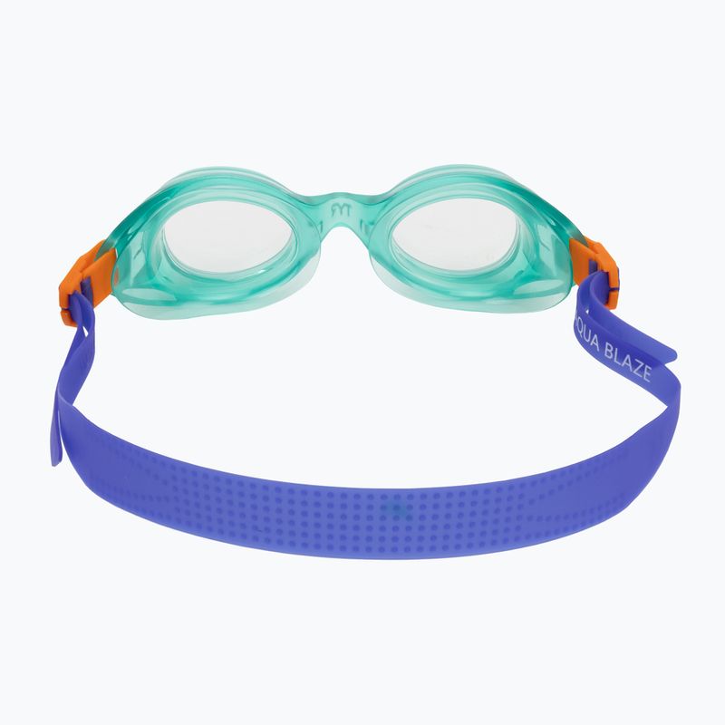 Gyerek úszószemüveg TYR Aqua Blaze green/orange 4