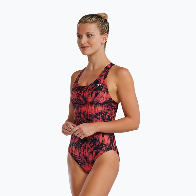Női egyrészes úszódressz TYR Durafast Lite Seismo Maxfit red 4