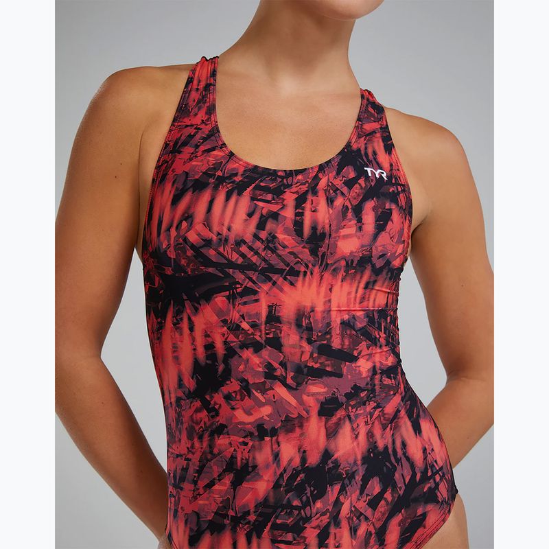 Női egyrészes úszódressz TYR Durafast Lite Seismo Maxfit red 5