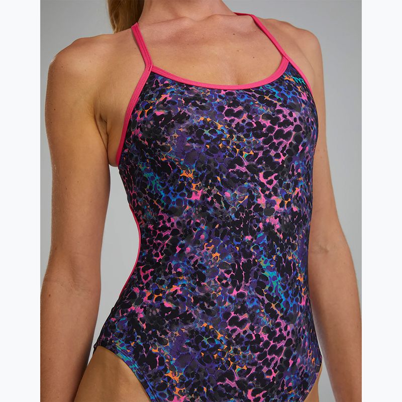 Női egyrészes fürdőruha TYR Durafast Elite Trinityfit petunia stipple 6