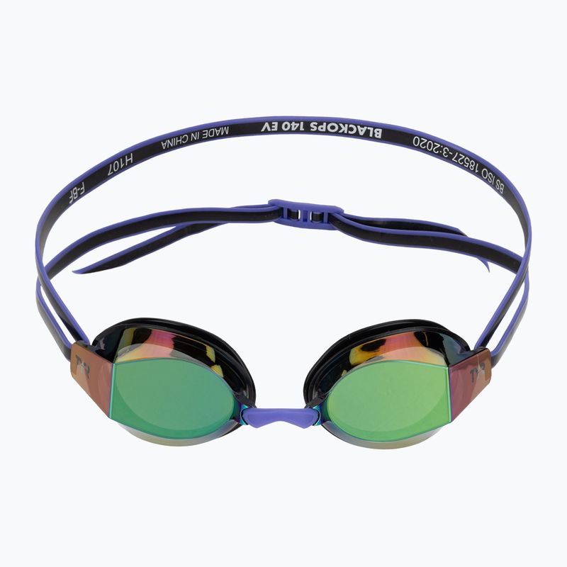 Női úszószemüveg TYR Blackops 140 Ev Racing Mirrored purple/green 2
