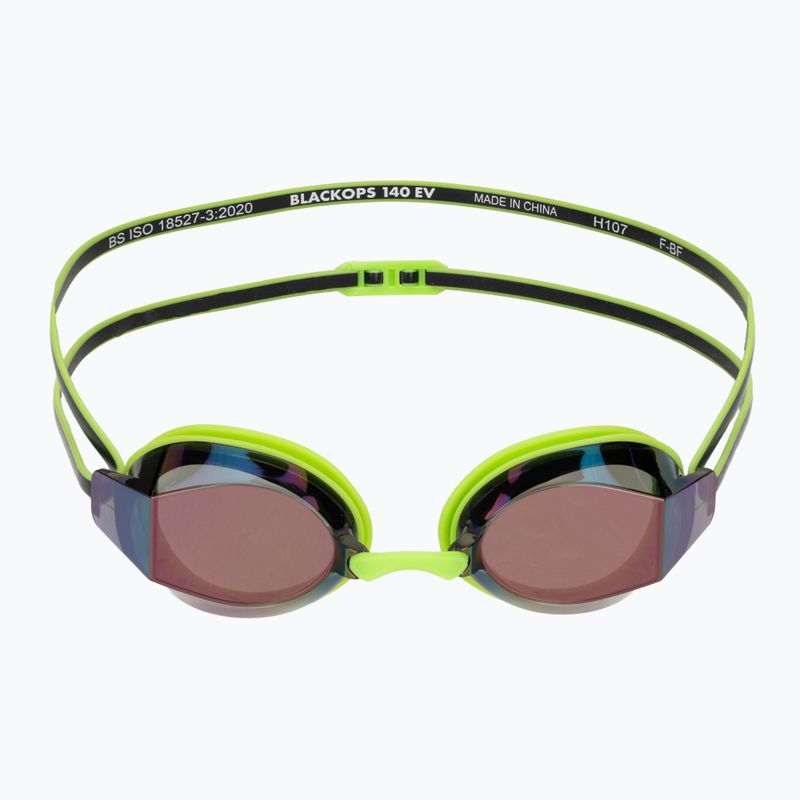 Úszószemüveg TYR Blackops 140 Ev Racing Mirrored bright green/black 2