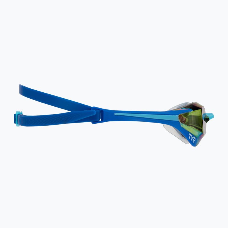 Úszószemüveg TYR Tracer-X Elite Racing Mirrored blue/turquoise 4