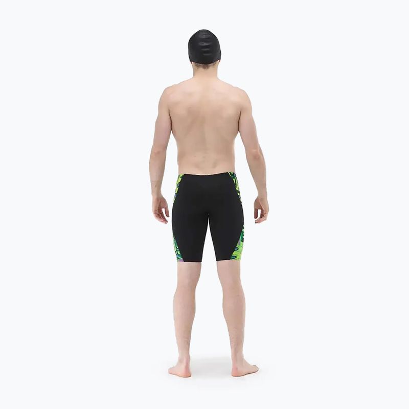 Férfi úszójammerek TYR Splice Flux Jammer lime/multi 4