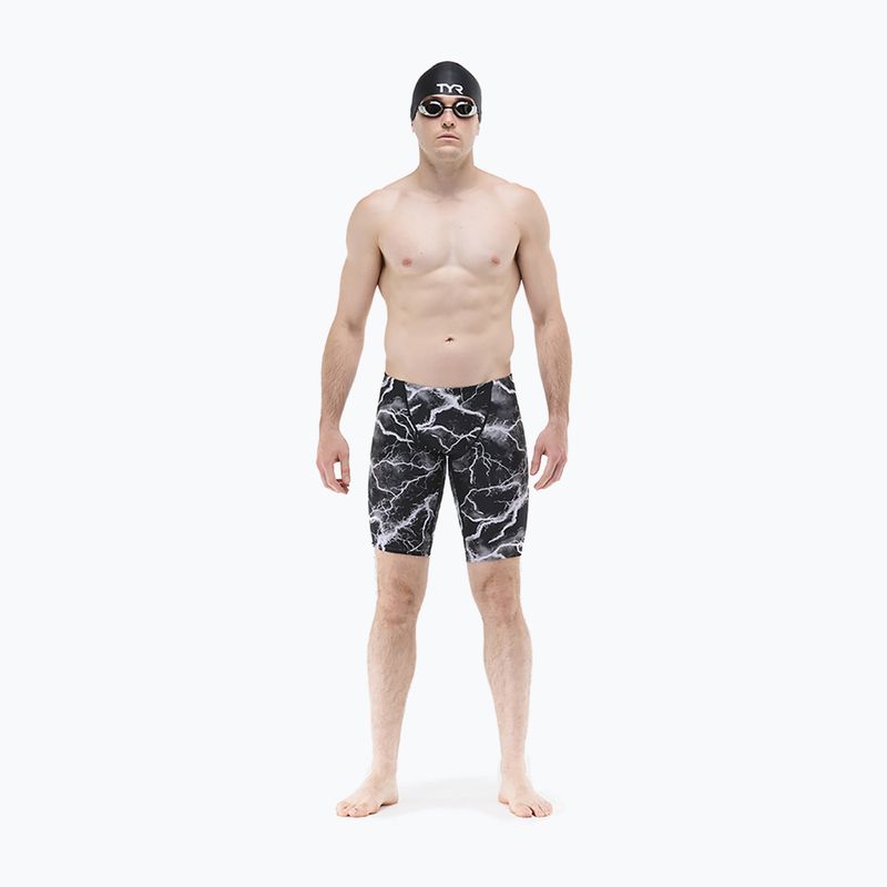 Férfi úszójammerek TYR Durafast Elite Arterix Jammer titanium 2