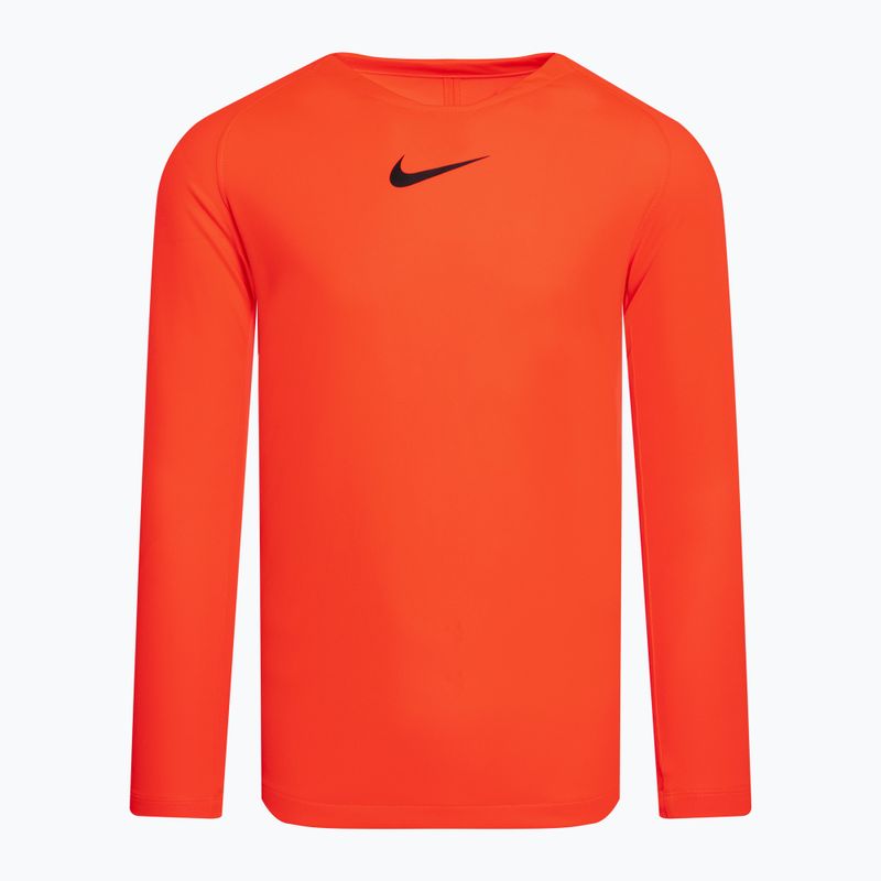 Gyermek Termál hosszú ujjú  Nike Dri-FIT Park First Layer bright crimson/black