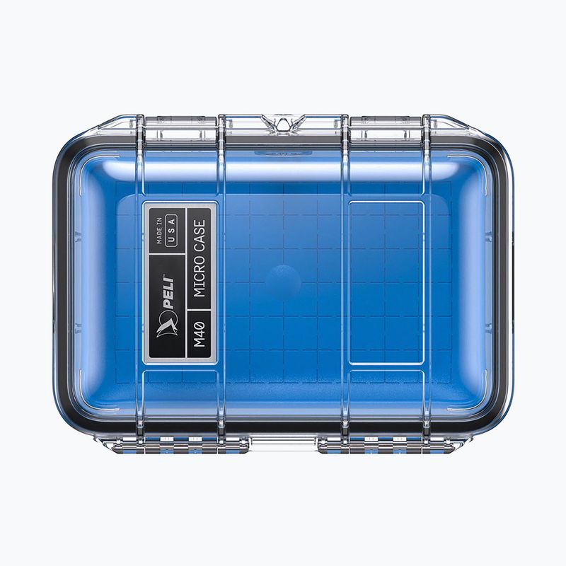 Tárolódoboz PELI M40 Micro Case clear blue 3