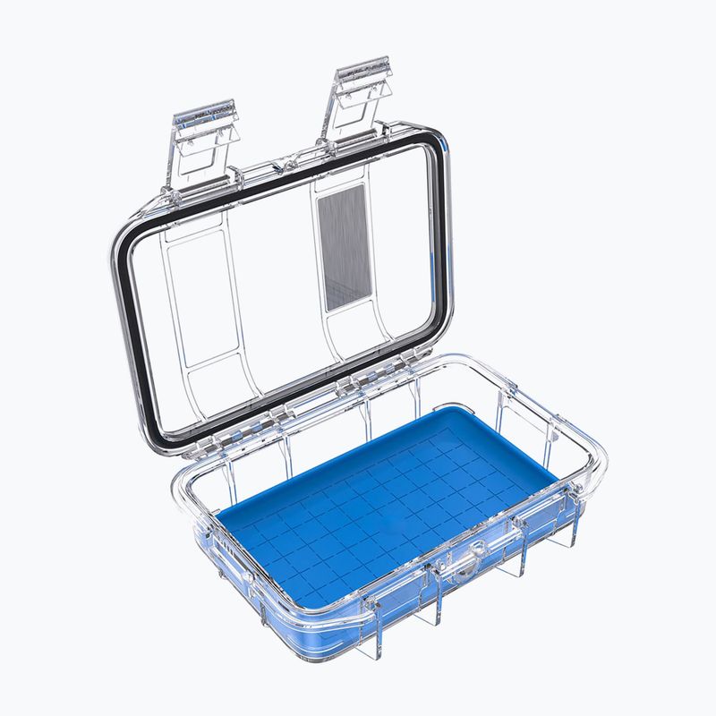 Tárolódoboz PELI M40 Micro Case clear blue 4