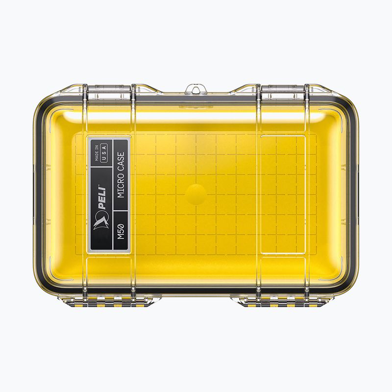 Tárolódoboz PELI M50 Micro Case clear yellow 3