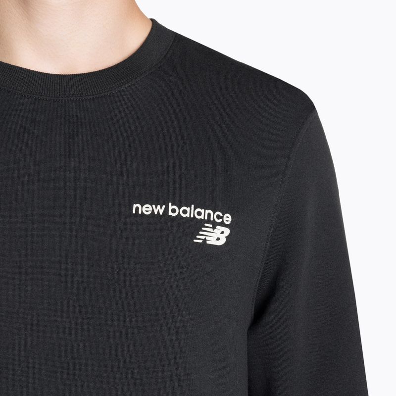 Férfi New Balance Classic Core Core Fleece Crew melegítőfelső fekete 3