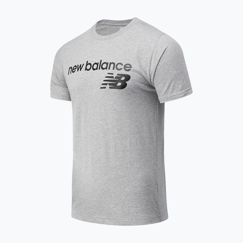 Férfi New Balance Classic Core Core Logo szürke póló