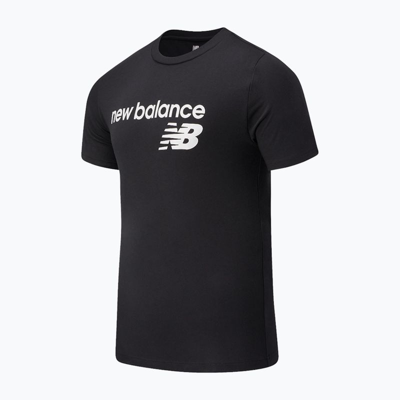 Férfi New Balance Classic Core Core Logo póló fekete