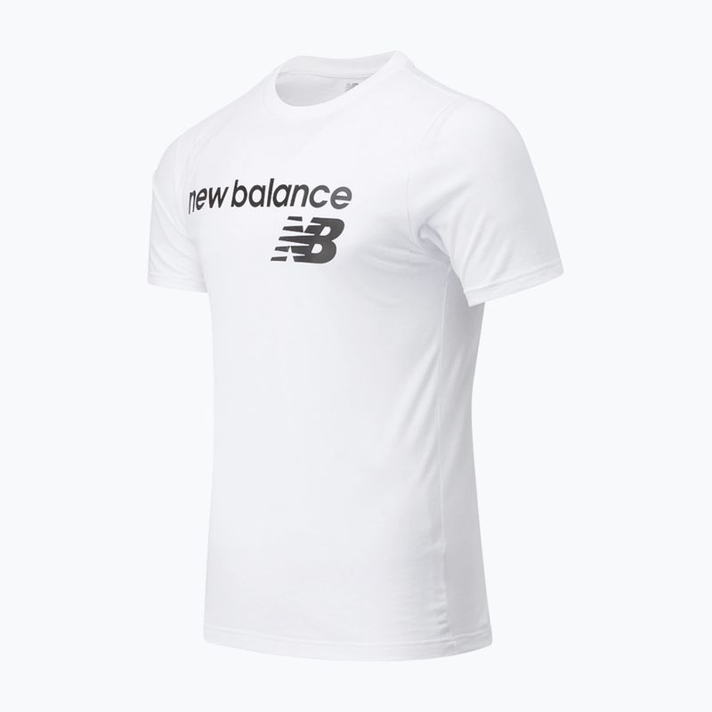 Férfi New Balance Classic Core Core Logo póló fehér