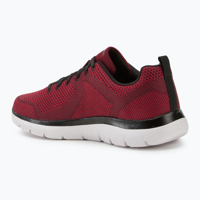 Férfi cipő SKECHERS Summits Brisbane red/black 3