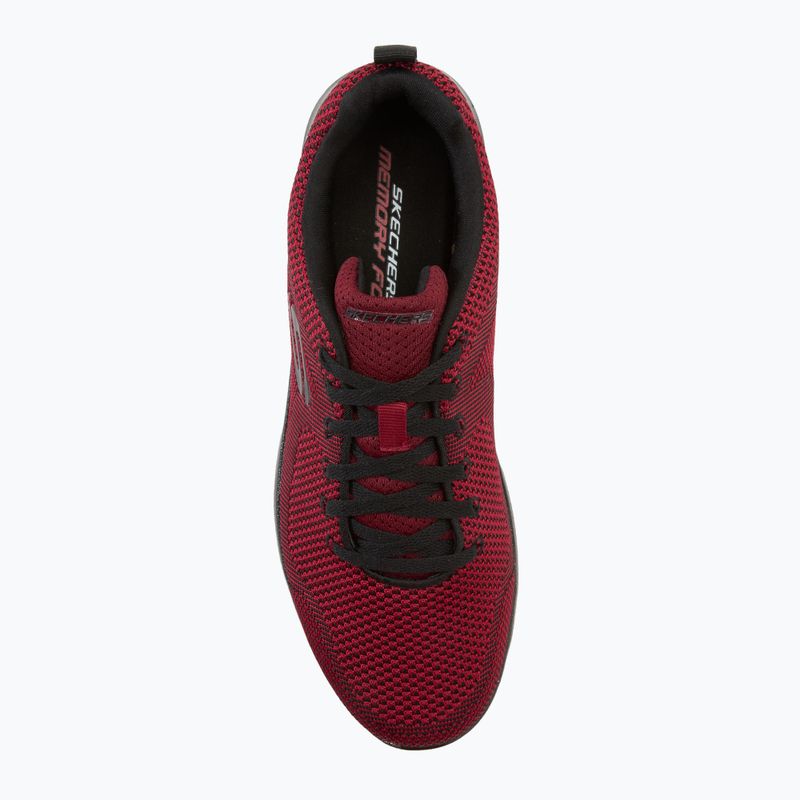 Férfi cipő SKECHERS Summits Brisbane red/black 5