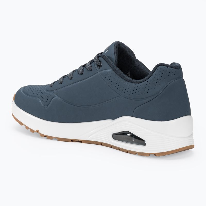 Férfi cipő SKECHERS Uno Stand On Air navy/white 3