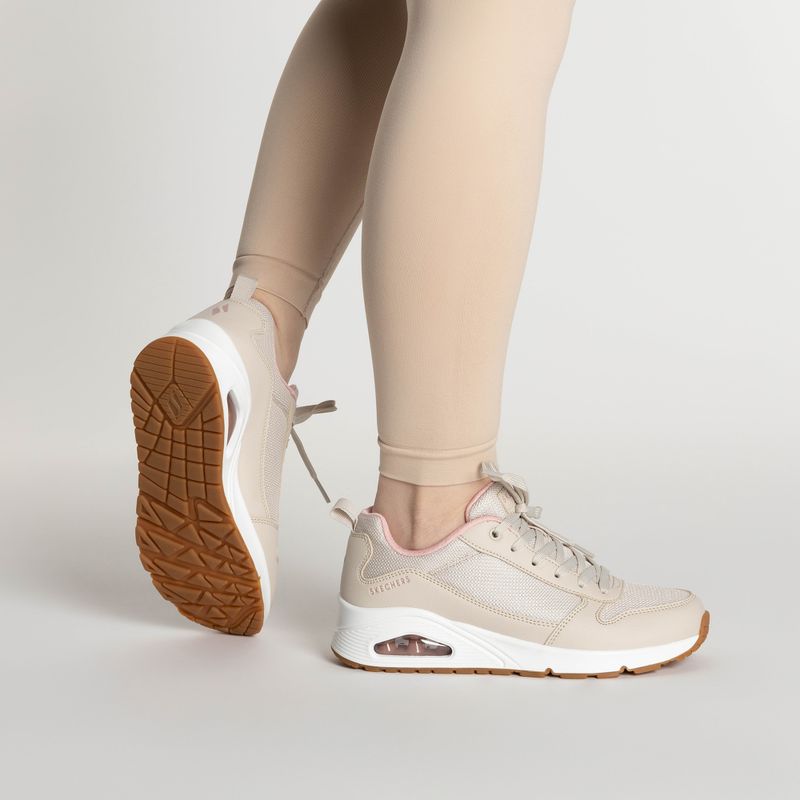 női cipő SKECHERS Uno Inside Matters beige 2