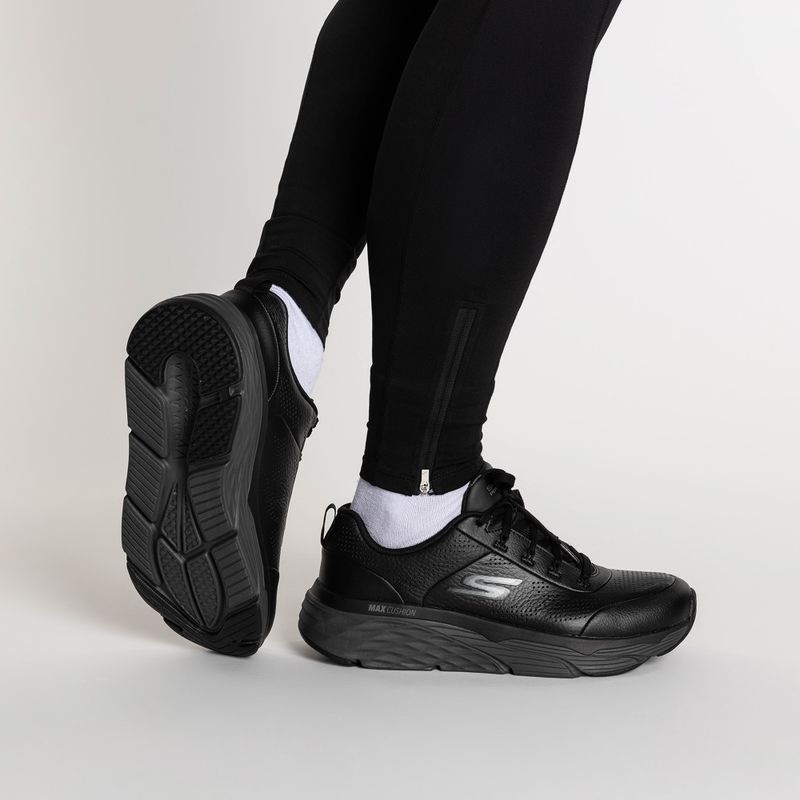 SKECHERS Max Cushion Elite Lucid fekete/szürke férfi futócipő 2