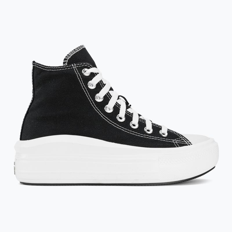 Converse női tornacipő Chuck Taylor All Star Move Platform Hi fekete/természetes elefántcsont/fehér 2