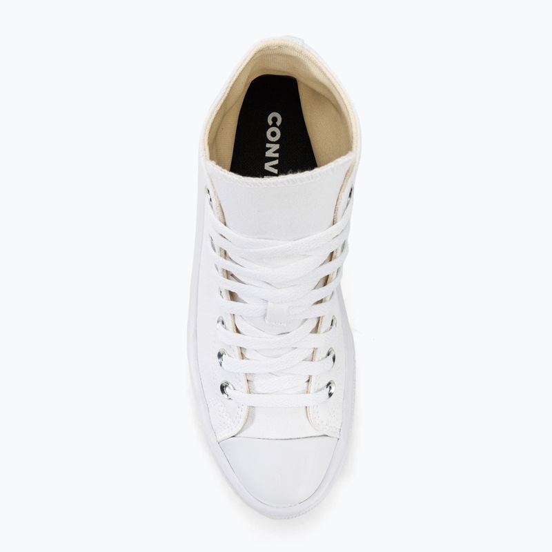 Converse női tornacipő Chuck Taylor All Star Move Platform Hi fehér/természetes elefántcsont/fekete 6