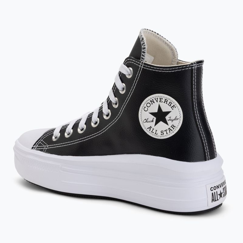 Női tornacipő Converse Chuck Taylor All Star Move Platform Leather black 3
