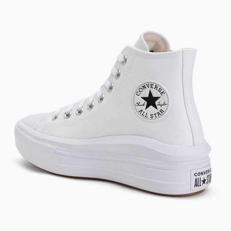 Női tornacipő Converse Chuck Taylor All Star Move Platform Leather white 3
