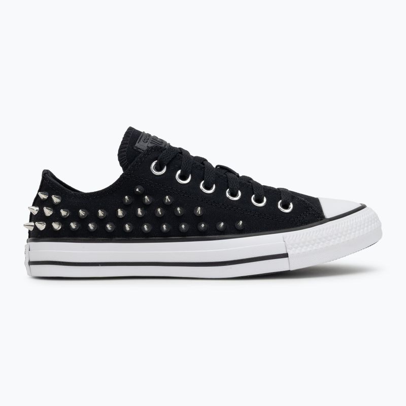 Chuck Taylor All Star Studded fekete/szilva/fehér gyermek edzőcipő 2