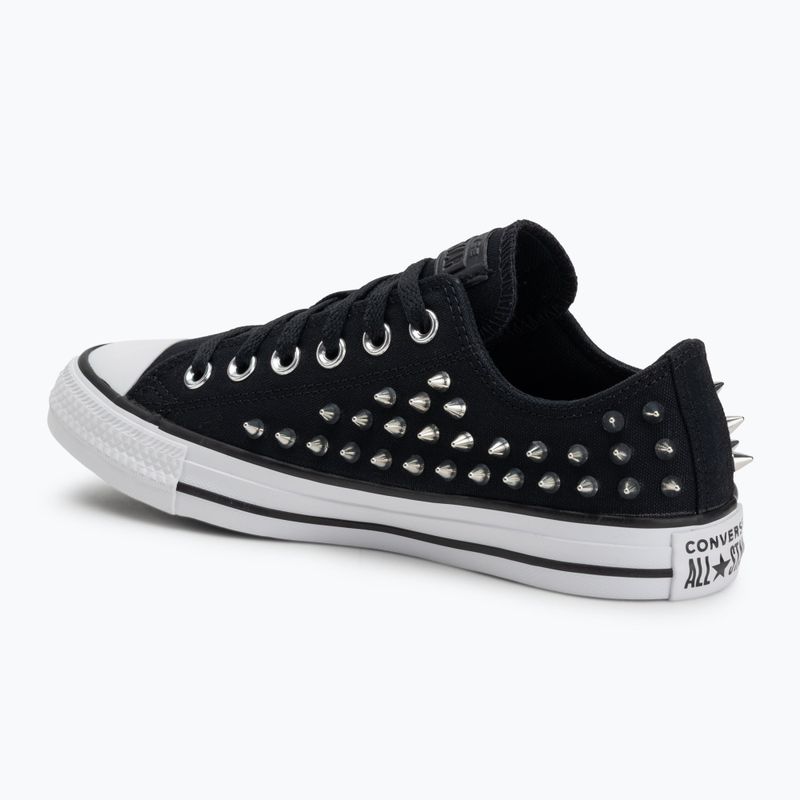 Chuck Taylor All Star Studded fekete/szilva/fehér gyermek edzőcipő 3