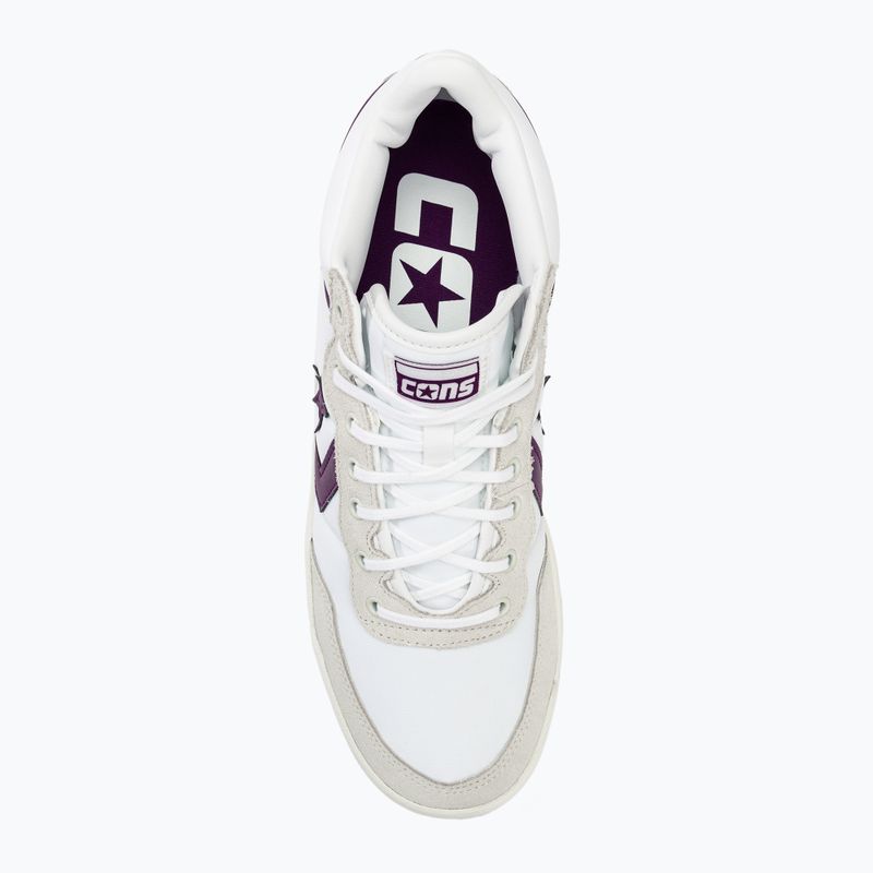 Converse Cons Fastbreak Pro Suede Nylon white/vaporous gray/purple cipő 5