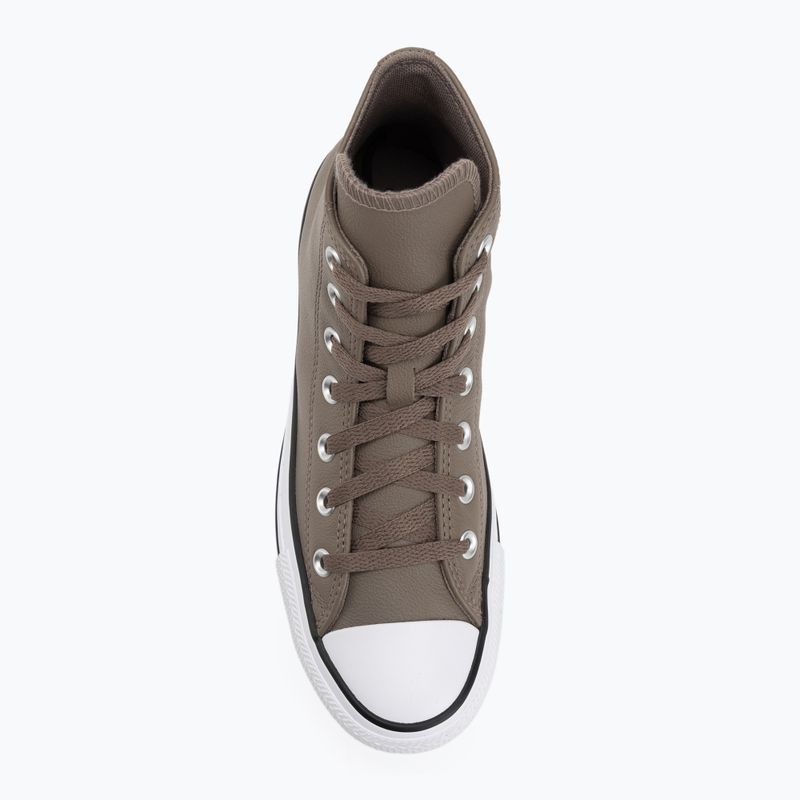 Tornacipő Converse Chuck Taylor All Star műbőr magas szárú classic taupe/dark matter 5