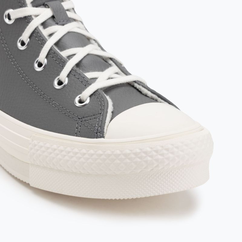 Női tornacipő Converse Chuck Taylor All Star EVA Lift Platform Leather sharkskin/warm quarry/egret 7