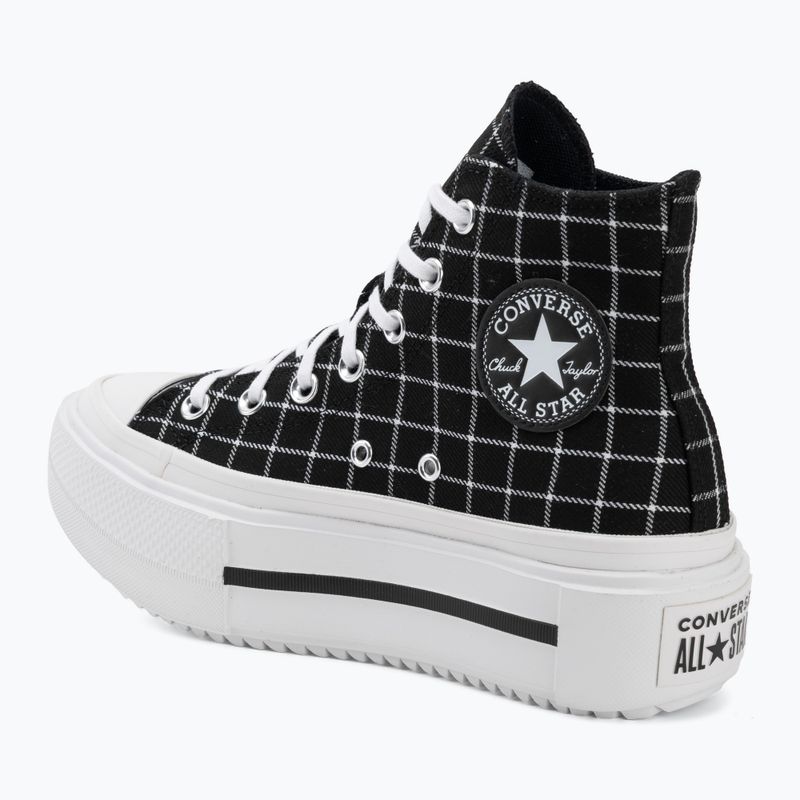 Női tornacipő Converse Chuck Taylor All Star Lift Double Stack Hi black/white 3
