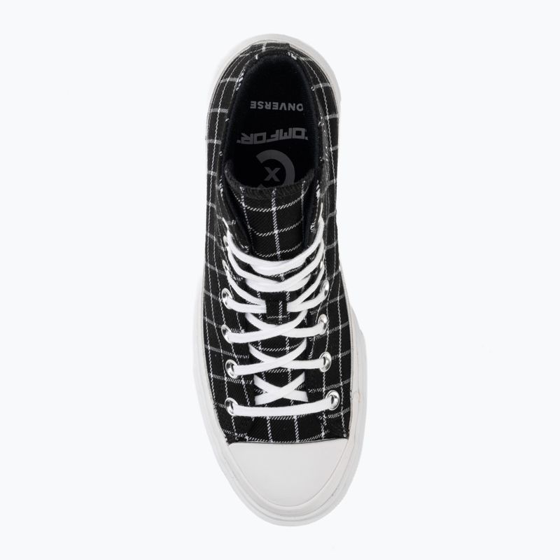 Női tornacipő Converse Chuck Taylor All Star Lift Double Stack Hi black/white 5