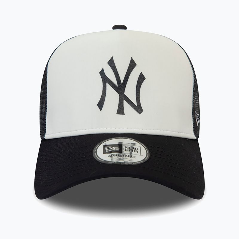 New Era Team Block Trucker baseballsapka NYY fekete/fehér 3