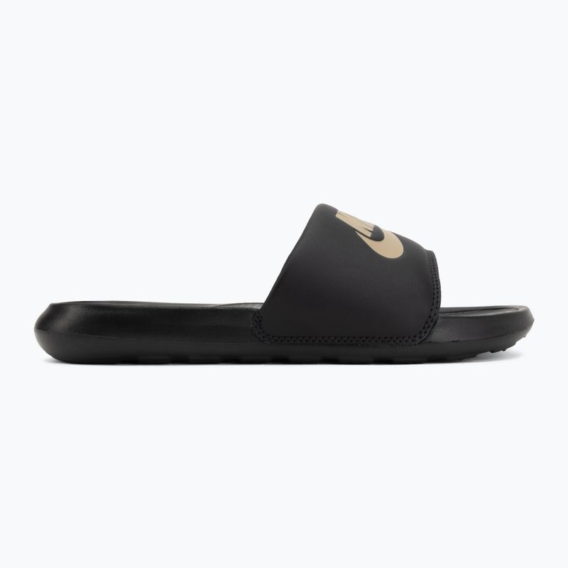 Férfi papucsok Nike Victori One Slide black/metallic gold 2