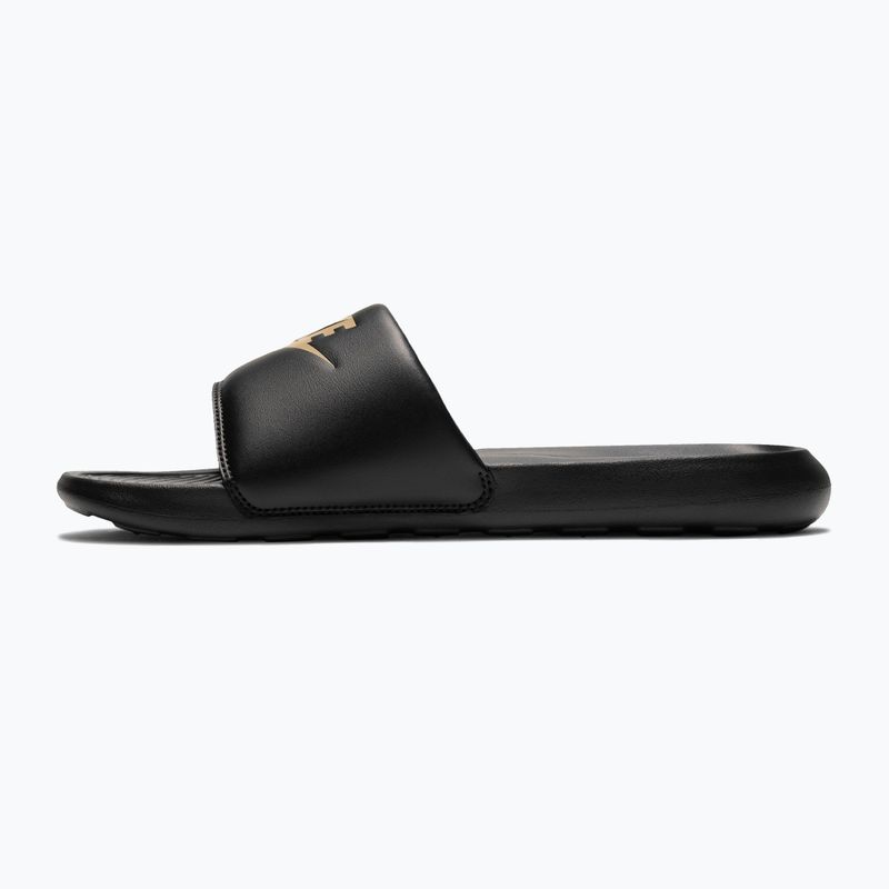 Férfi papucsok Nike Victori One Slide black/metallic gold 2