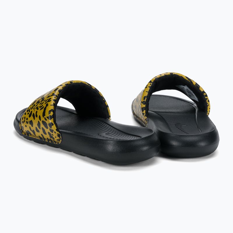 Női Nike Victori One Slide Print flip flop fekete CN9676-700 3