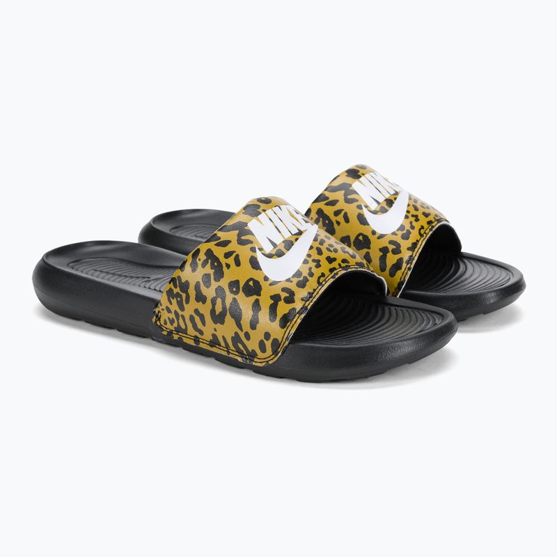 Női Nike Victori One Slide Print flip flop fekete CN9676-700 5