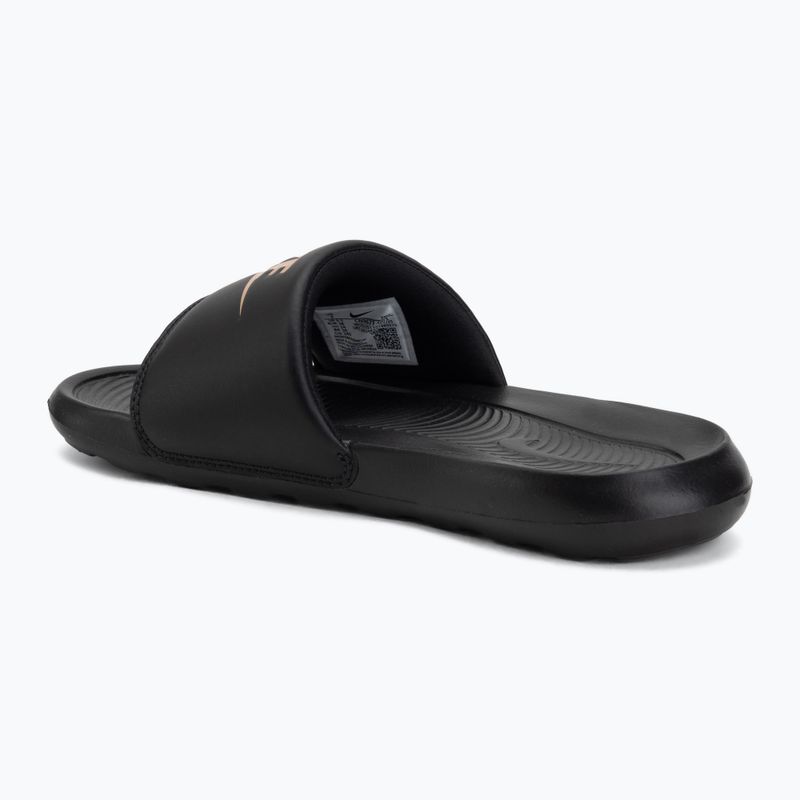 Női papucsok Nike Victori One Slide black/black/metallic red bronze 3