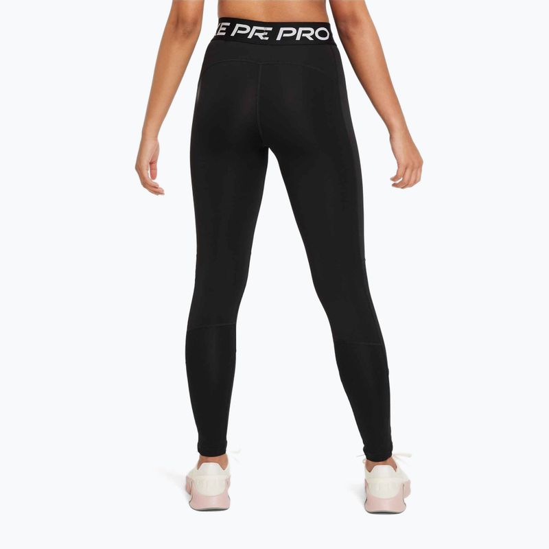 Gyerek leggings Nike Pro Dri-FIT black/white 3
